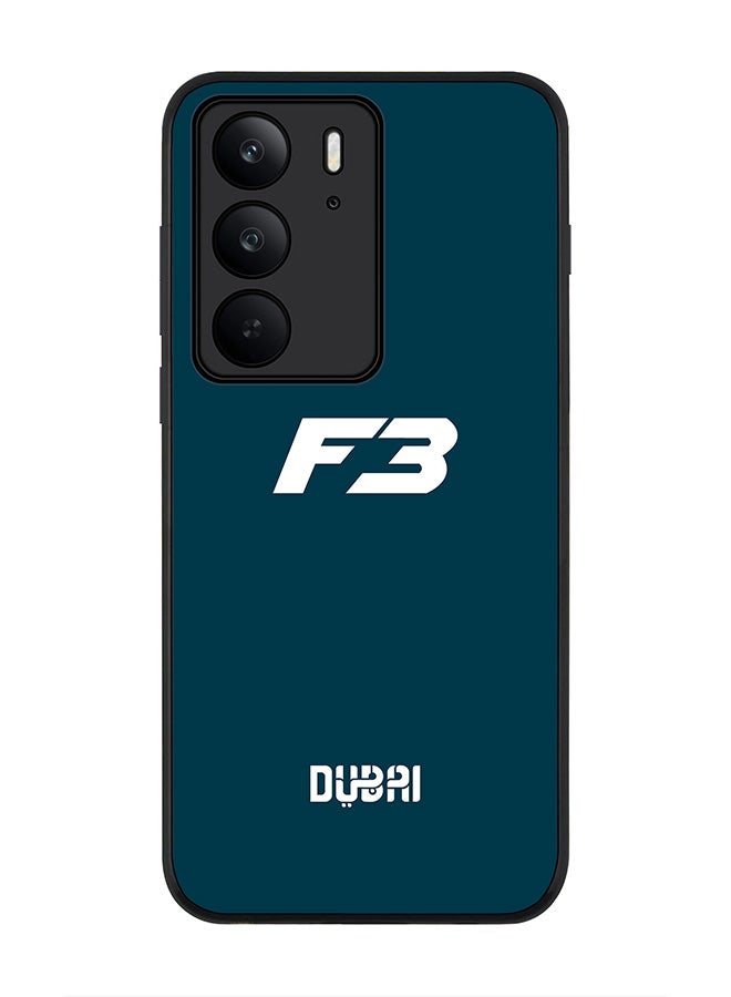 For Realme C75x / C75 4G Case,Slim fit Camera Protection, Shockproof Thin Phone cover  -  Faz3 Dubai Blue